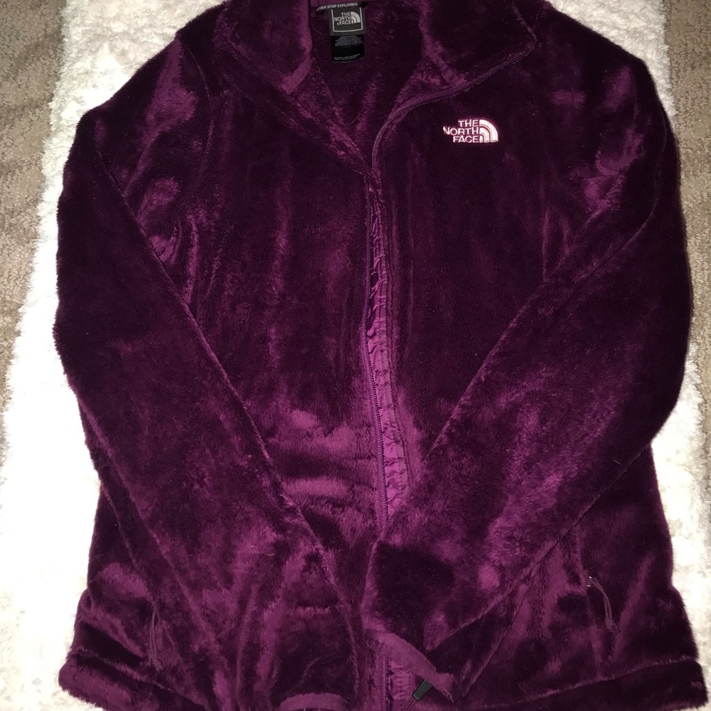• purple north face •